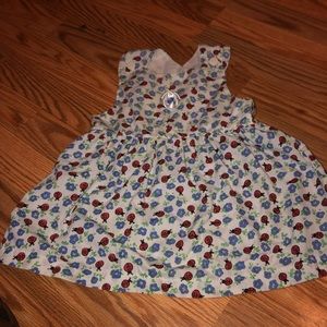 2t dress with bonnet